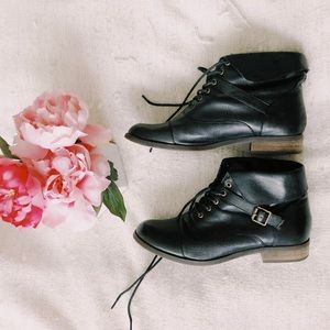 Steve Madden Lace-Up Ankle Boots